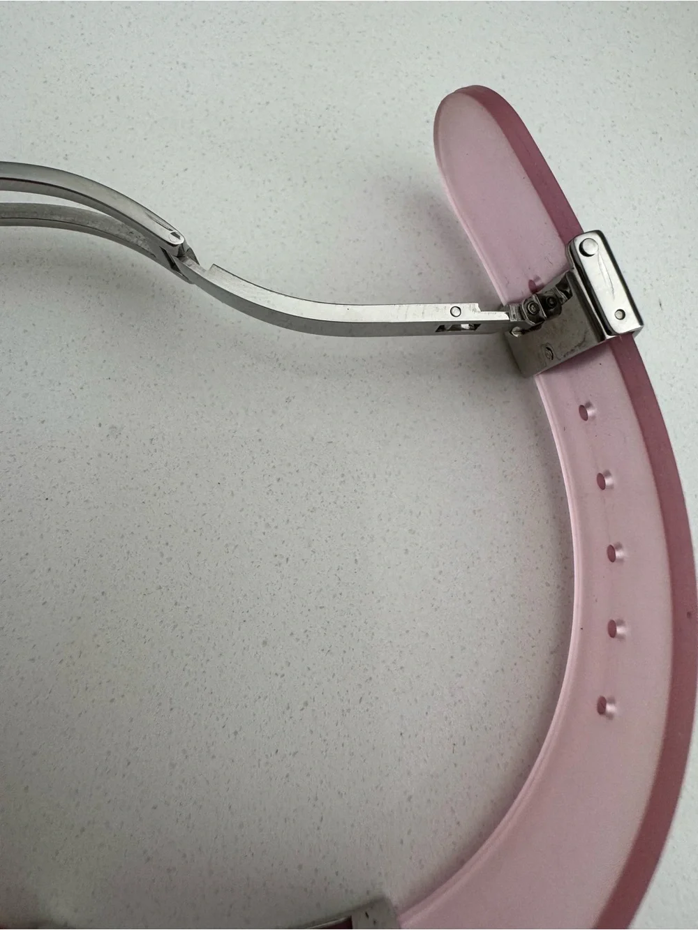 Swarovski Light Pink Crystal Pavé Bracelet with Silver Accents